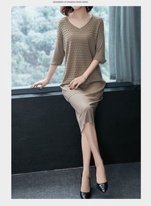 2018秋冬季簡(jiǎn)約時(shí)尚中長(zhǎng)款混羊毛打底衫